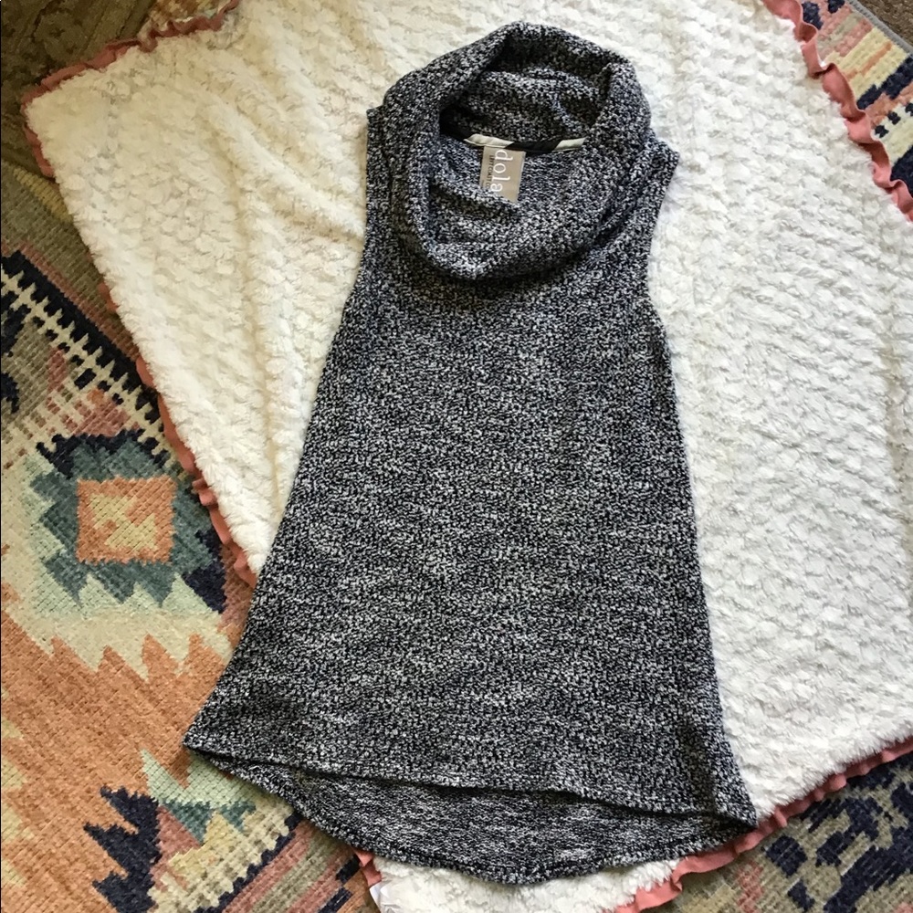 Anthro Dolan high low sleeveless light sweater